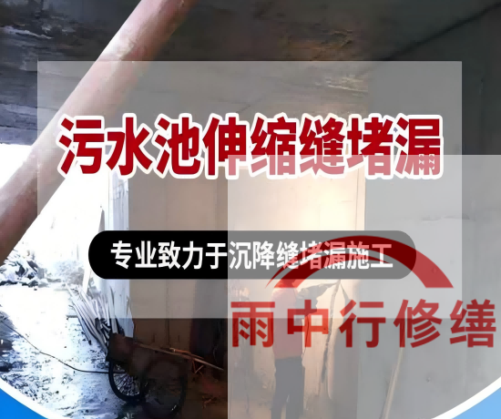 宝坻某污水处理厂钢筋混凝土池堵漏案例